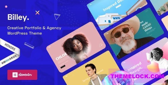 Billey – Creative Portfolio & Agency WordPress Theme